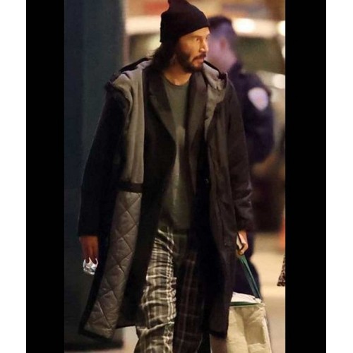 The Matrix 4 Keanu Reeves Hooded Coat